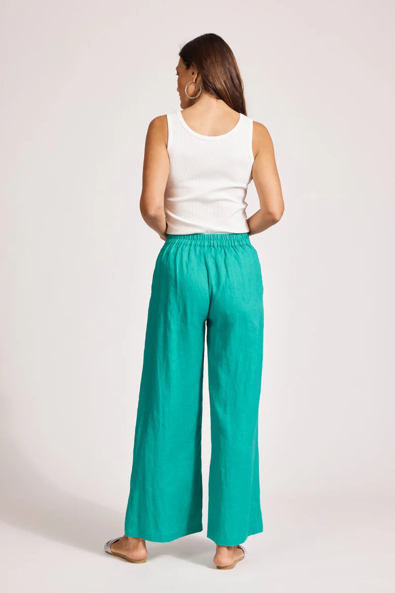 Eb & Ive Miramar Palazzo Pant -Lagoon