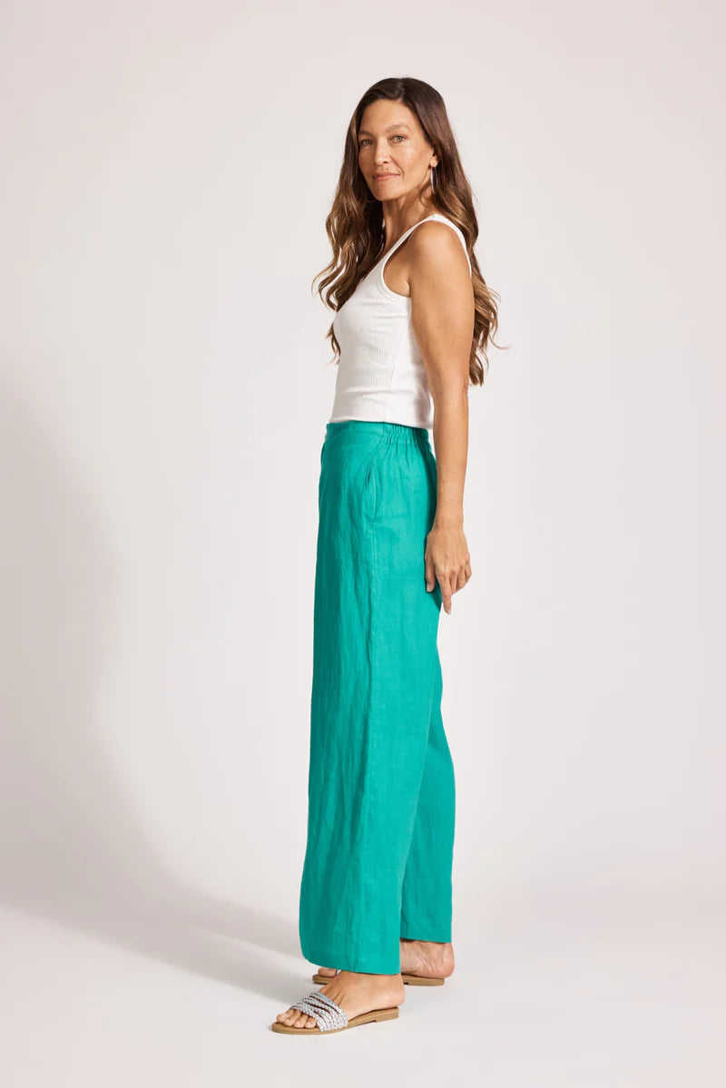 Eb & Ive Miramar Palazzo Pant -Lagoon