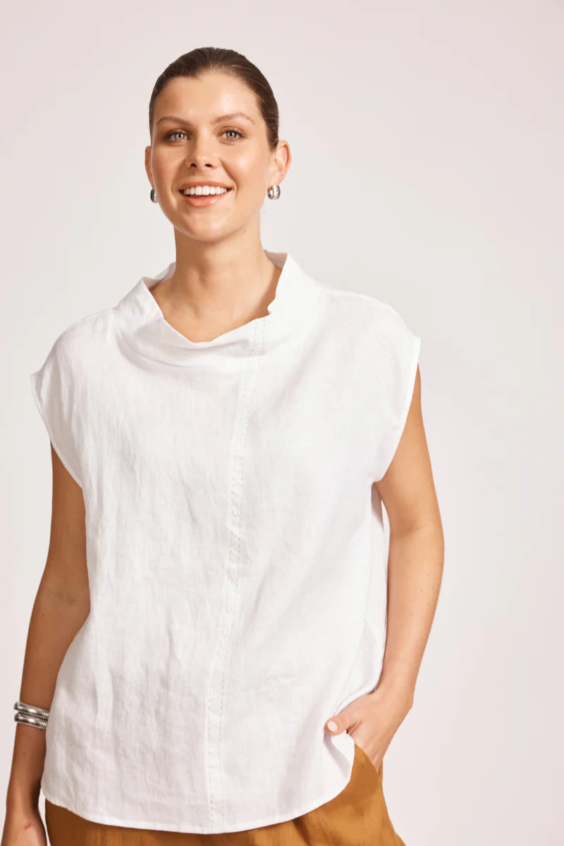 Eb & Ive Miramar Top-White