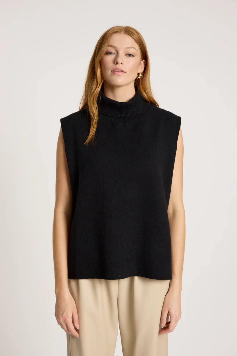 eb+ive Zala Knit Vest Black S
