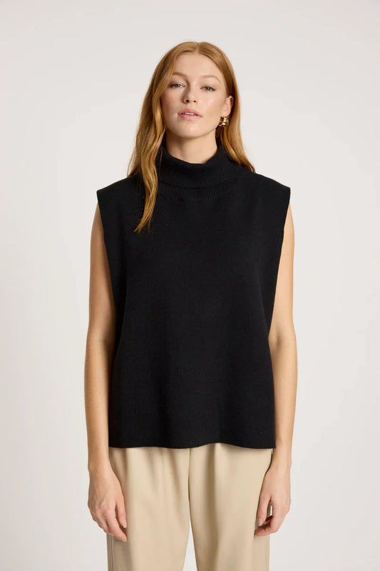 eb+ive Zala Knit Vest Black S