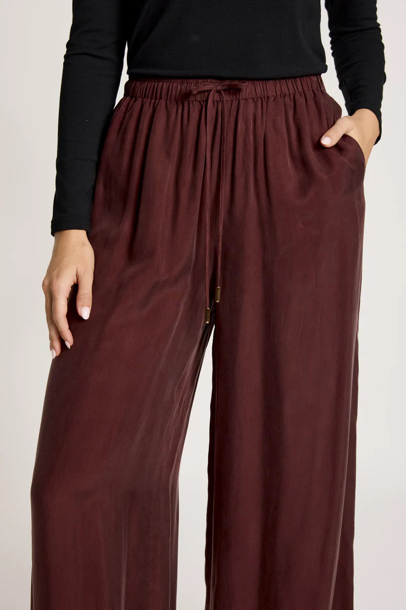 Eb & Ive Calista Pant Mahogany