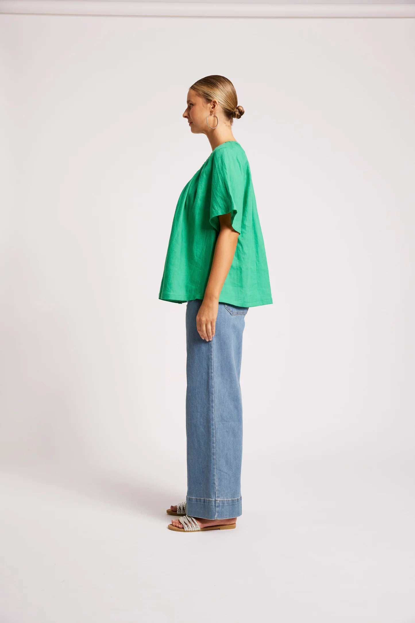 Eb+Ive Cove Relaxed Top Jade