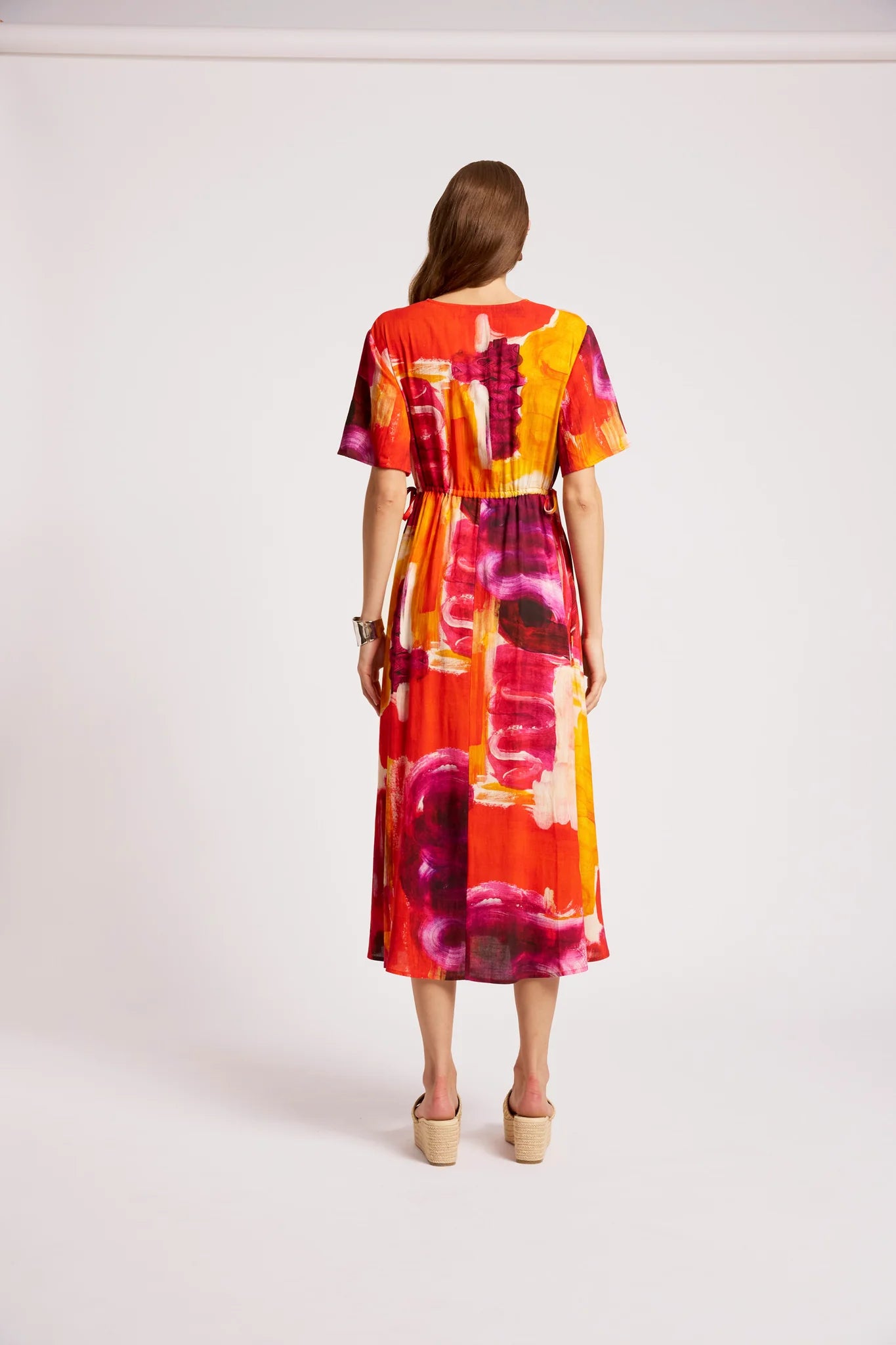 Eb+Ive Palmera Tie Maxi Dress Solara