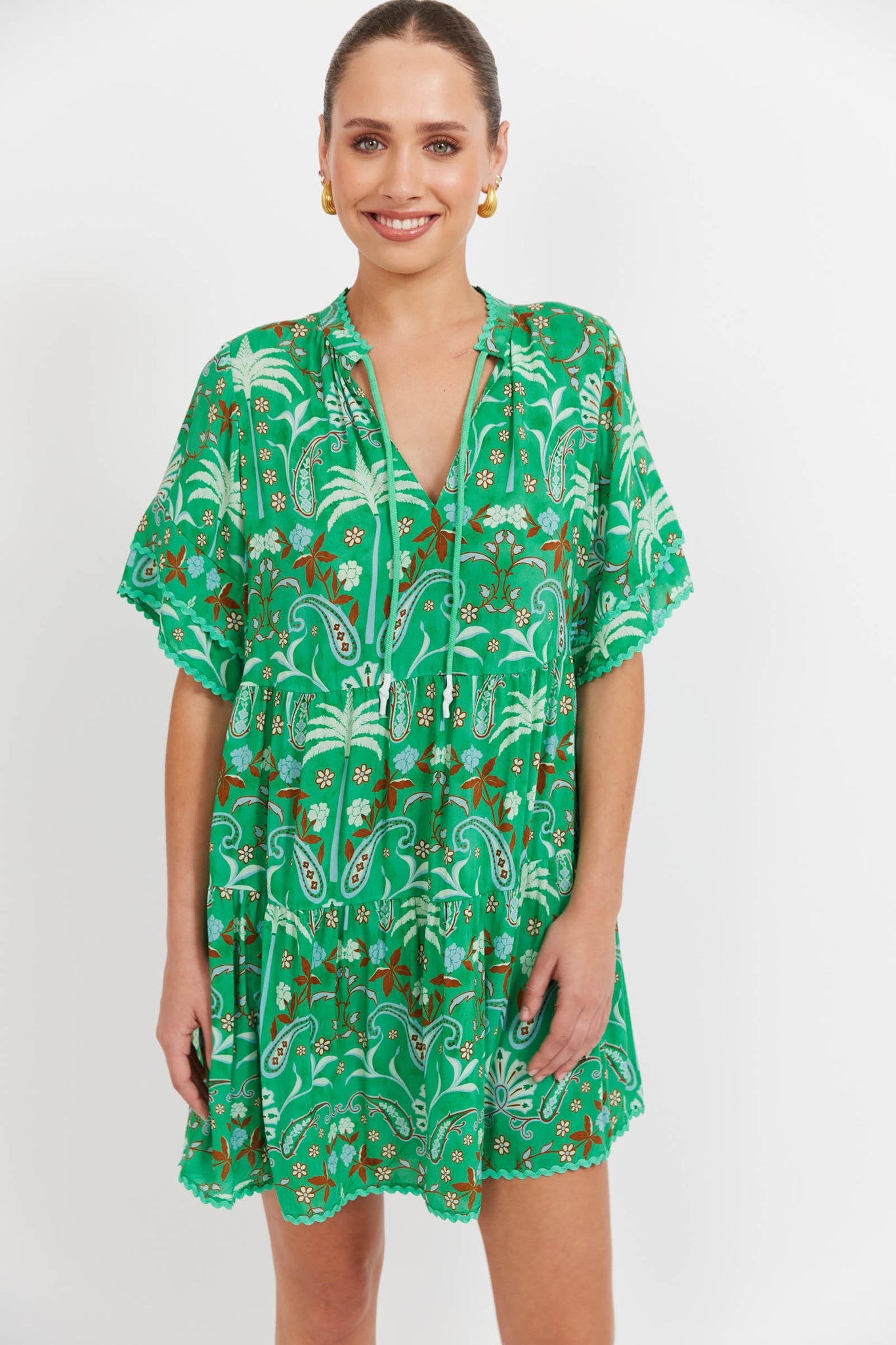 Haven Haiti Dress - Palms