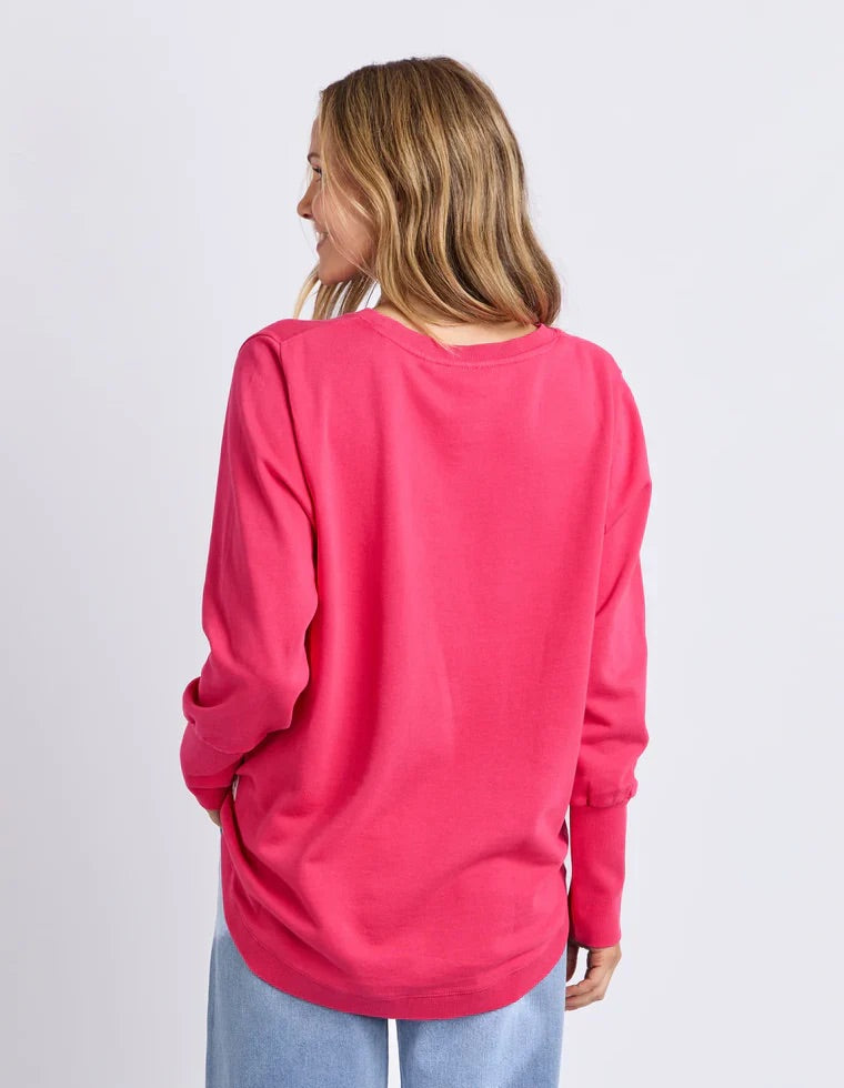 Elm Divine Crew Dark Pink