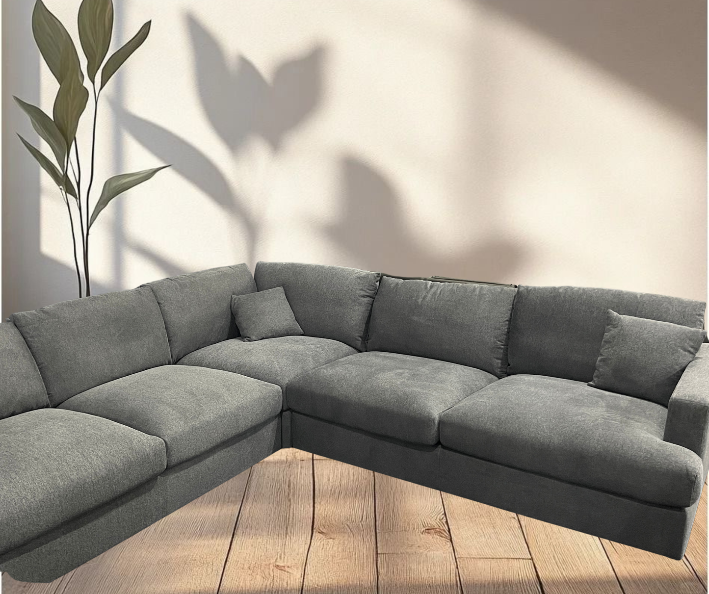 Crescent 5 Seater Corner Lounge Suite