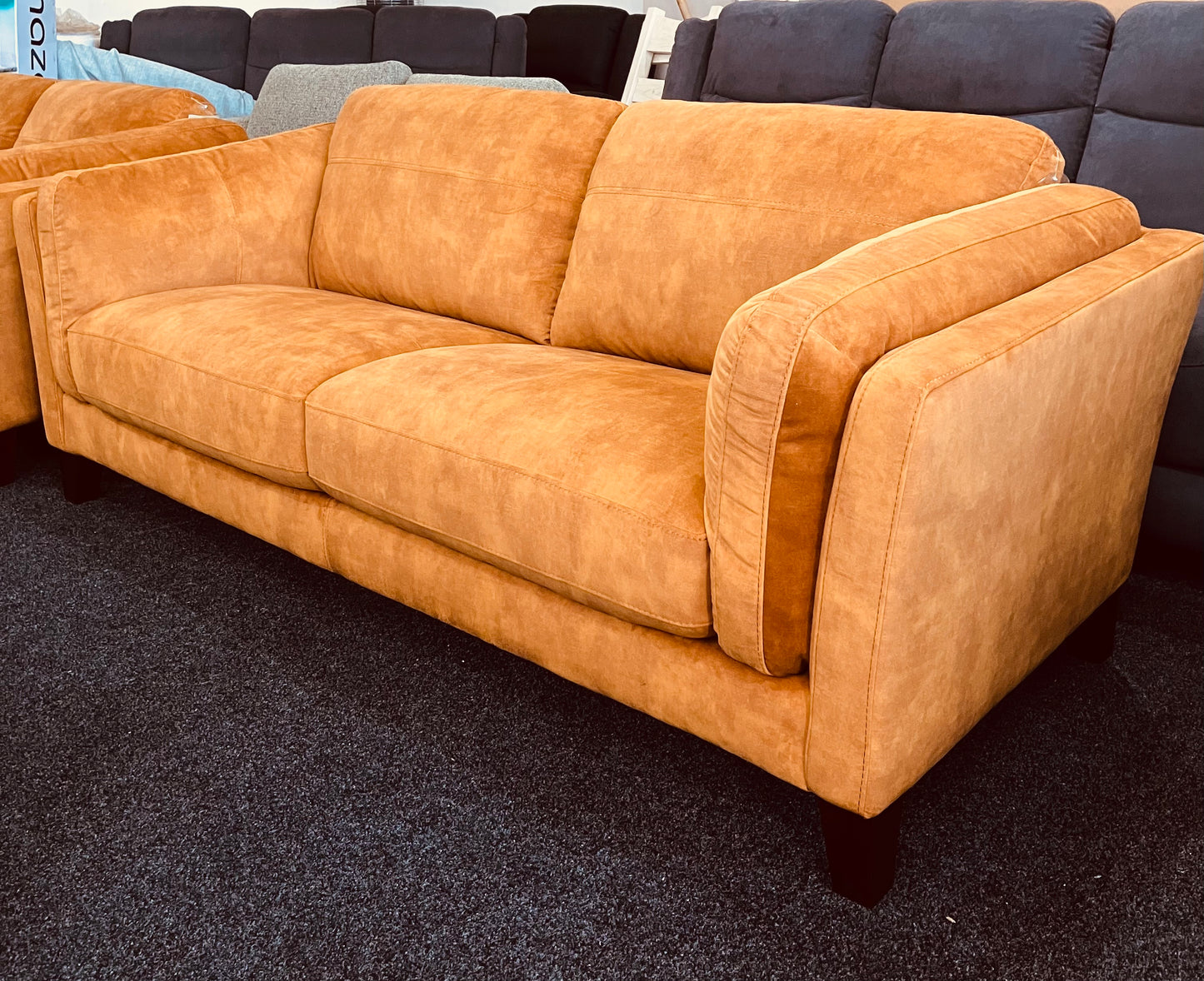 Demaro 3 Seater Sofa Old Gold