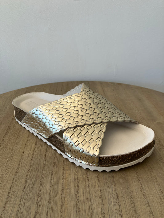 Rilassare Teale Gold Sandal