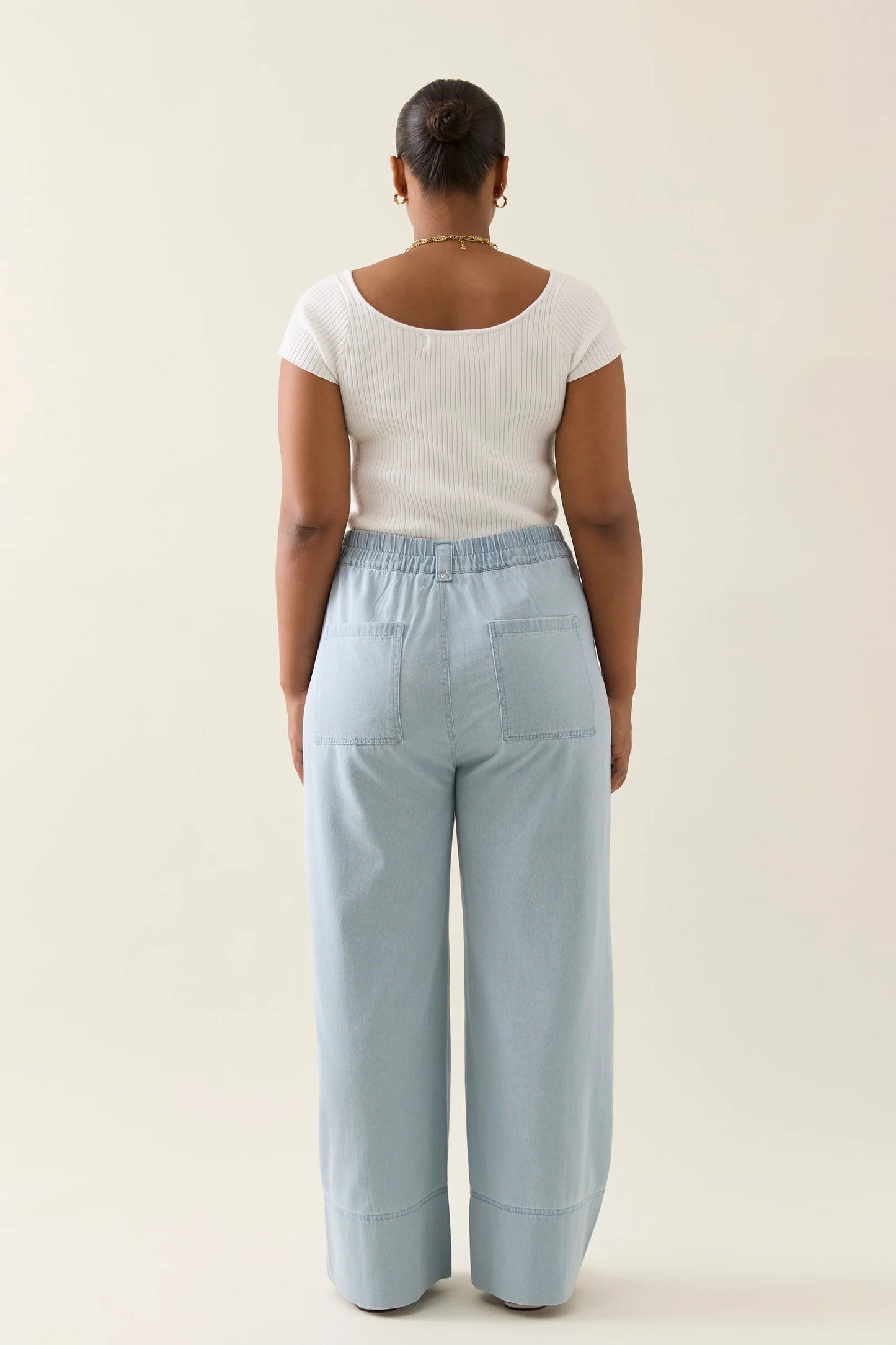 Isle Of Mine Sofie Denim Pant-Sky