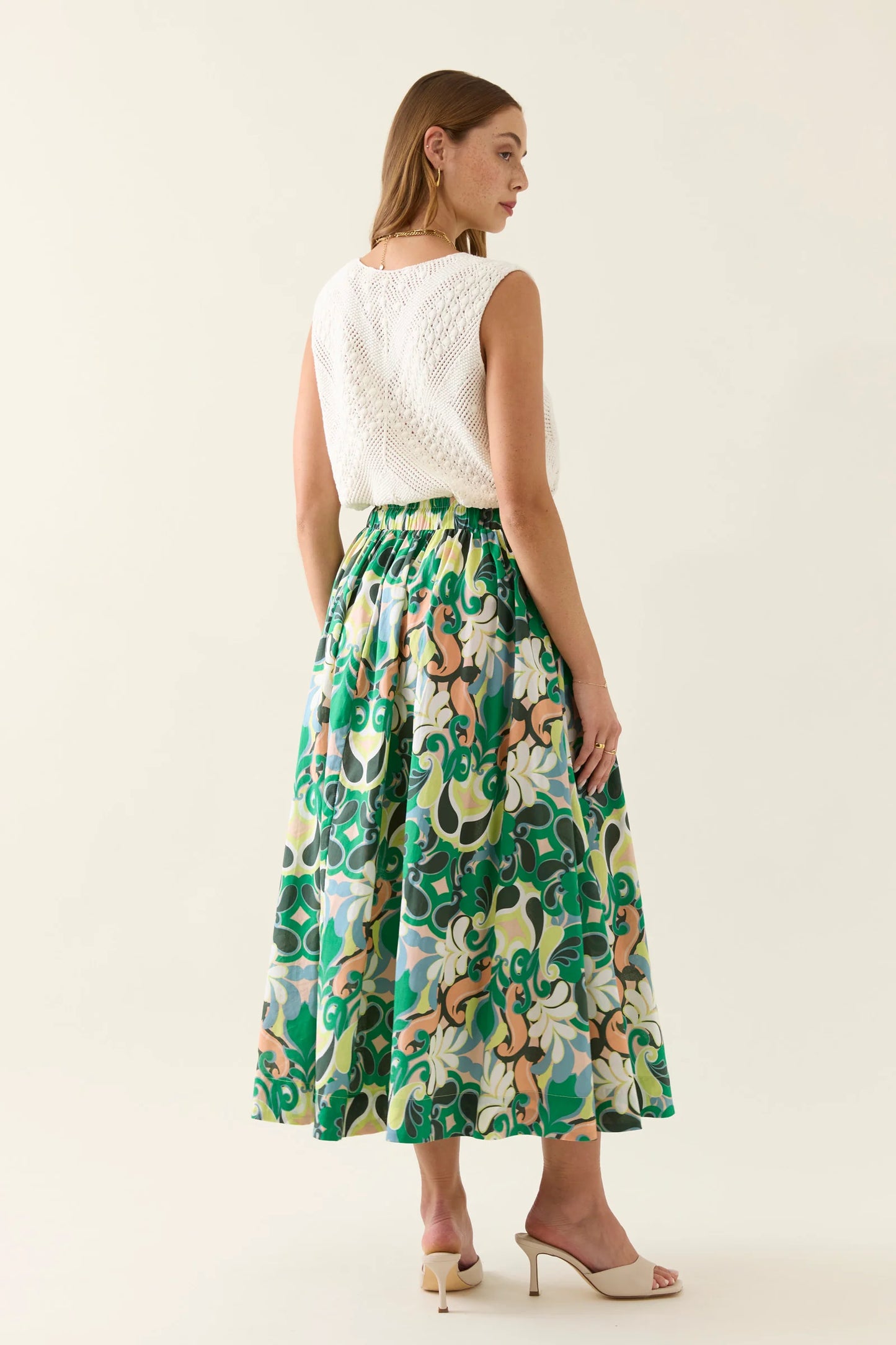 Isle of Mine Aurora Maxi Skirt-Paisley