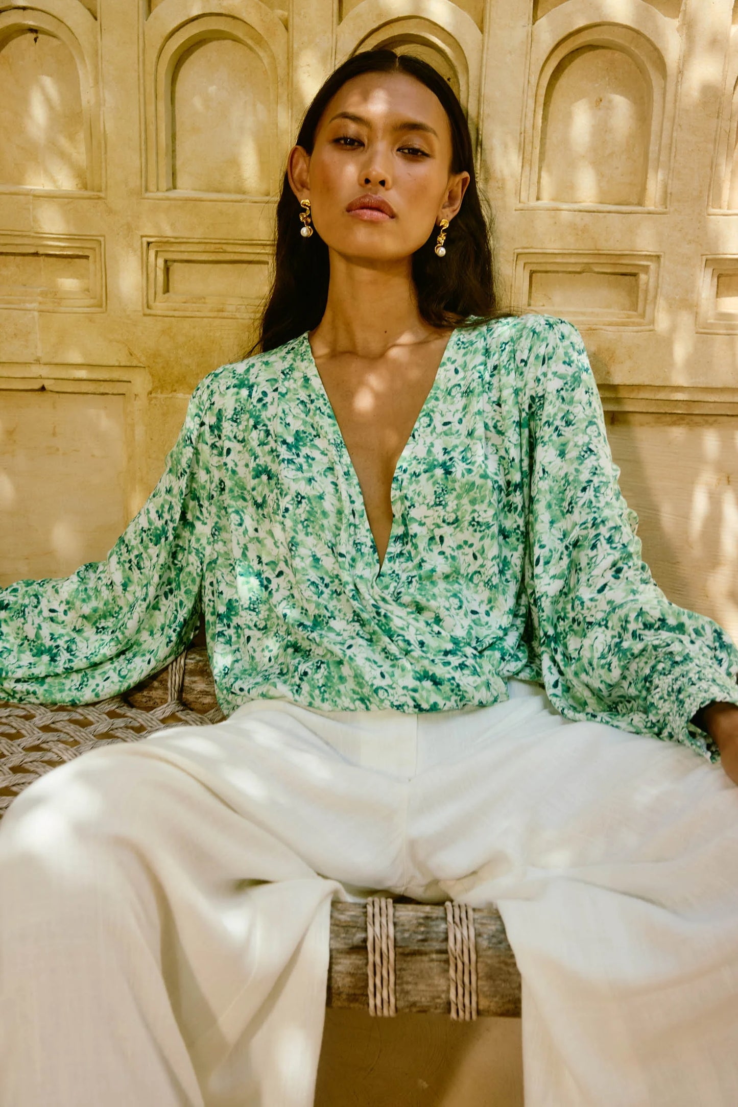 Isle Of Mine Oline Cropped Top-Jasmine