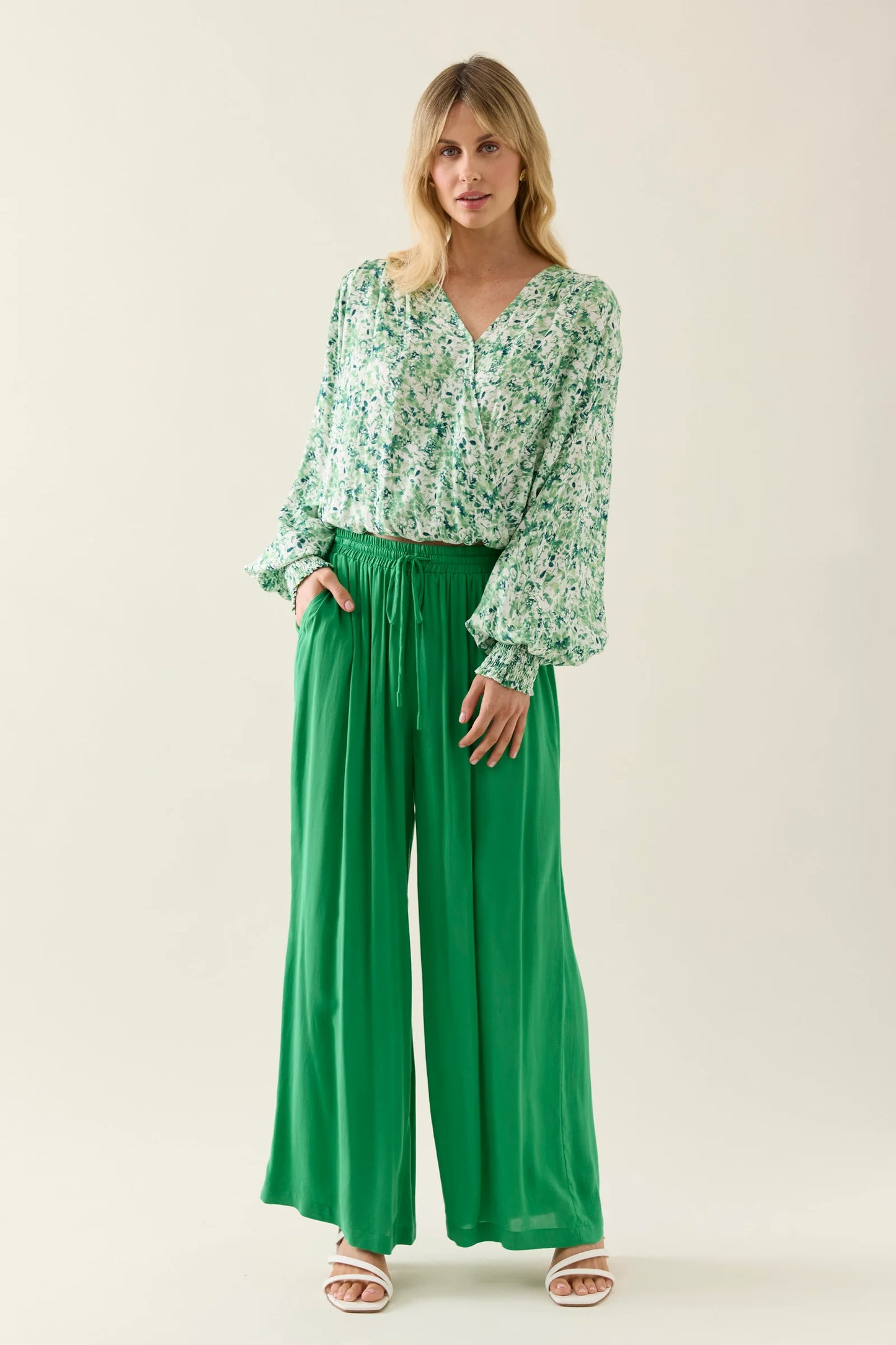 Isle Of Mine Oline Cropped Top-Jasmine