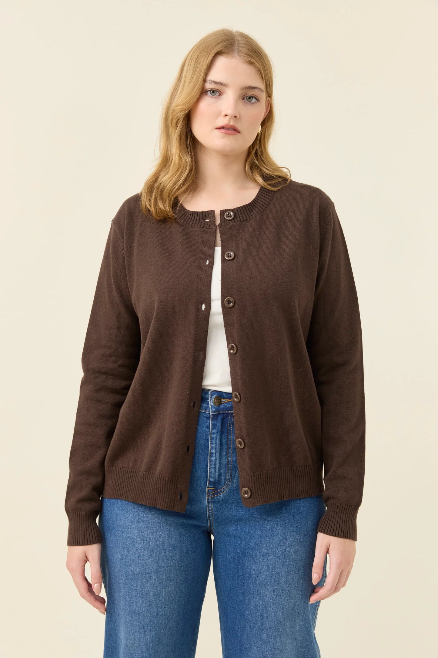 Isle of Mine Darby Cardigan Chocolate