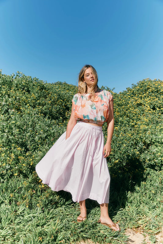 Isle of Mine Rosa Reversible Crop Top XS