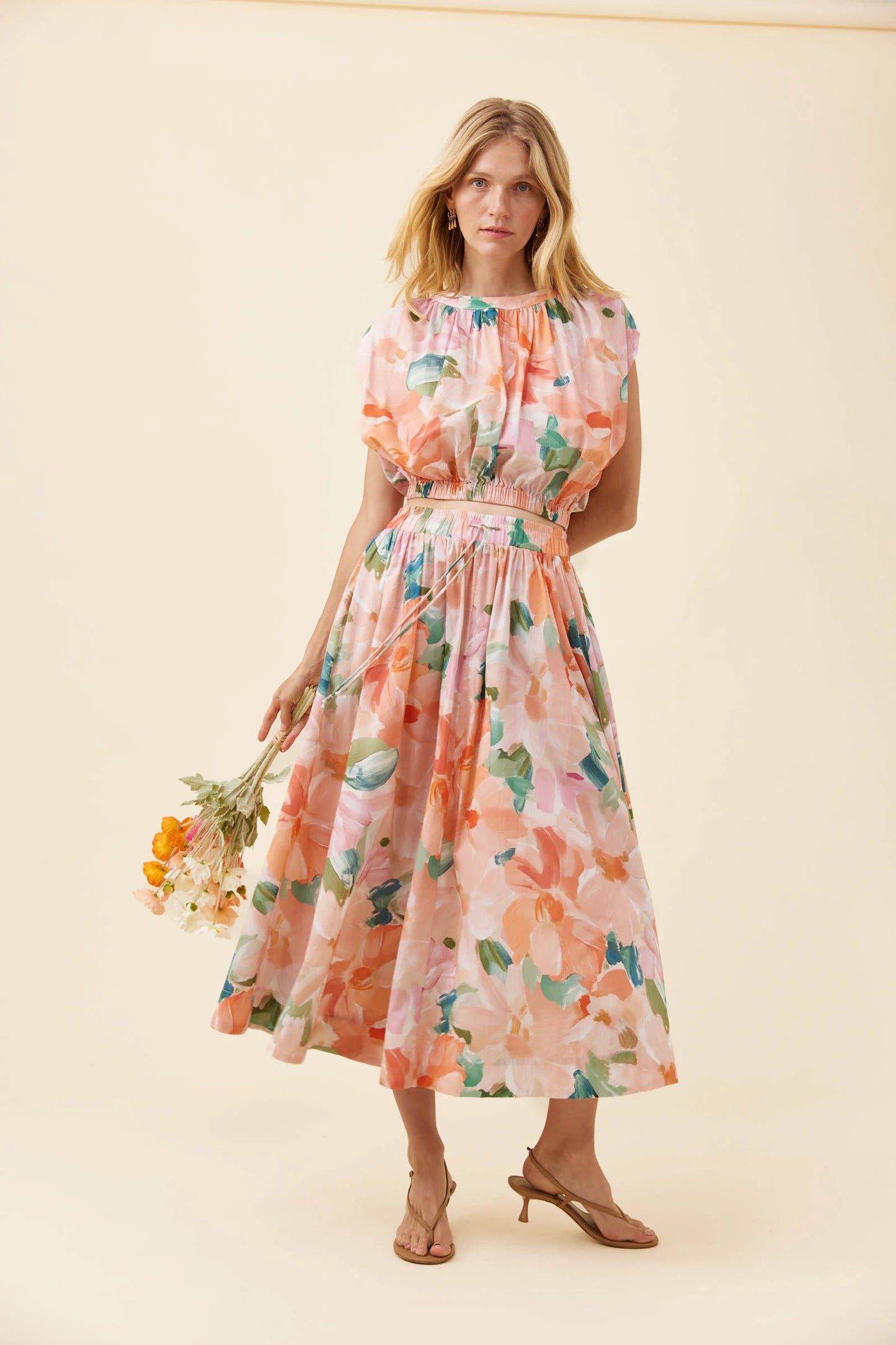 Isle of Mine Rosa Maxi Skirt Floral