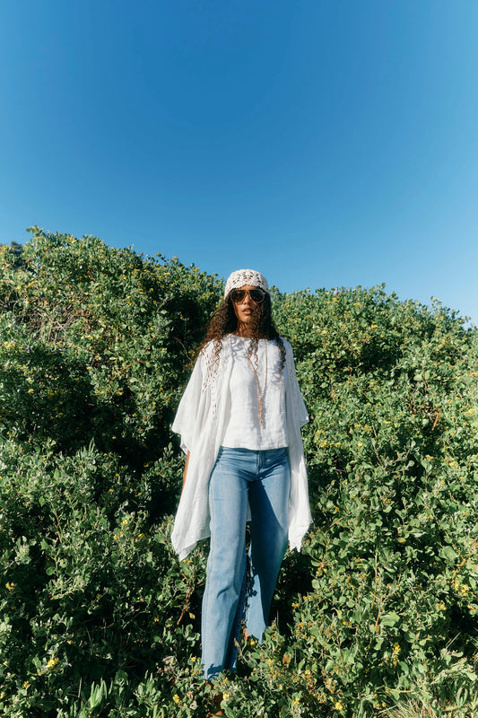 Isle of Mine Elodie Cape White OS