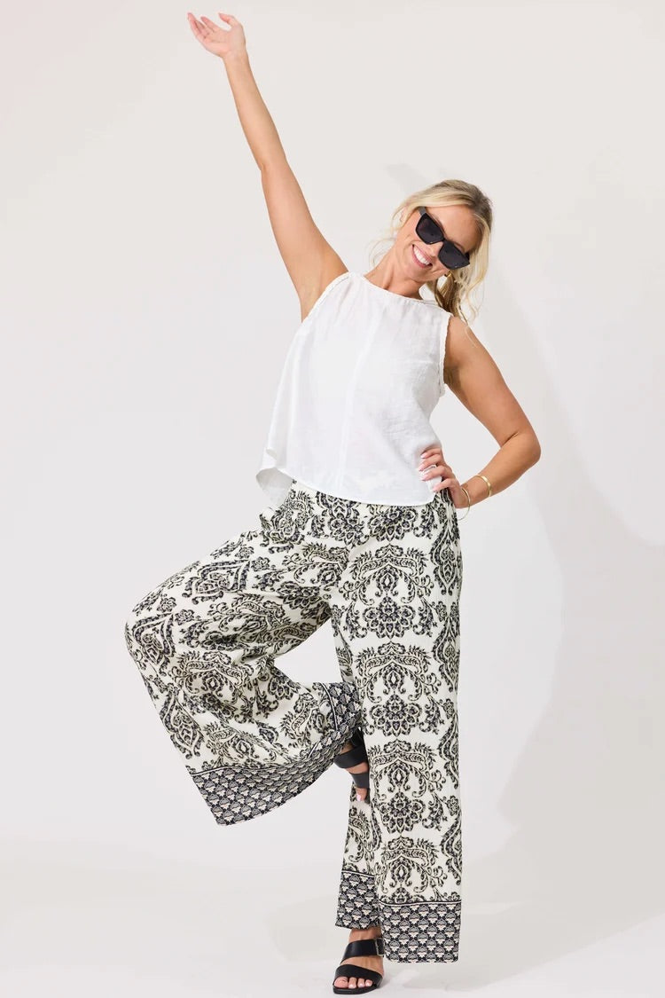 Lemon Tree India Pants Black Persian