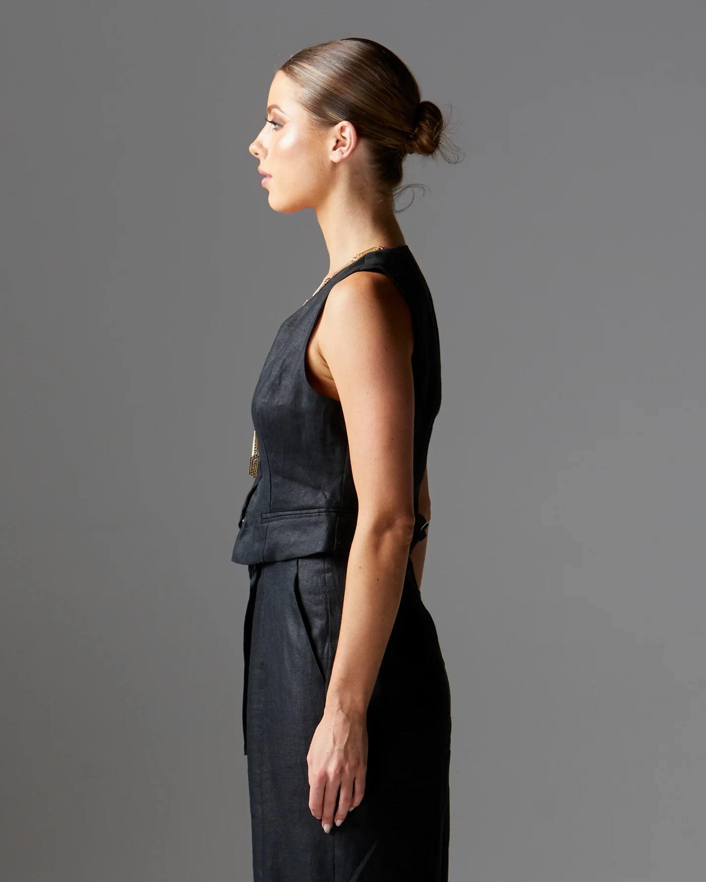 Fate + Becker Fairfax Vest Black