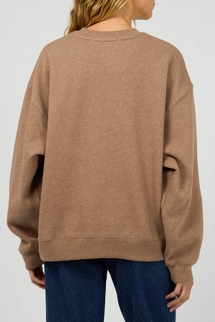 Silent Theory Logo Crew Brown