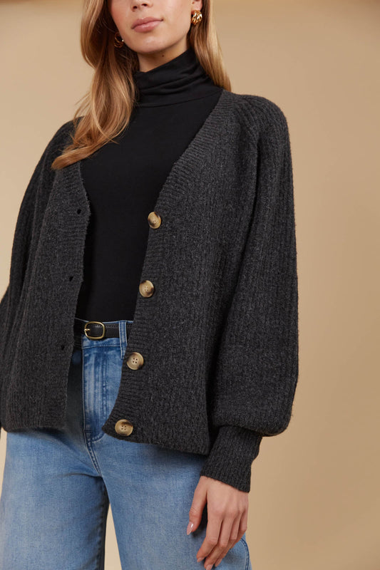 Isle of Mine Miru Cardi Ash