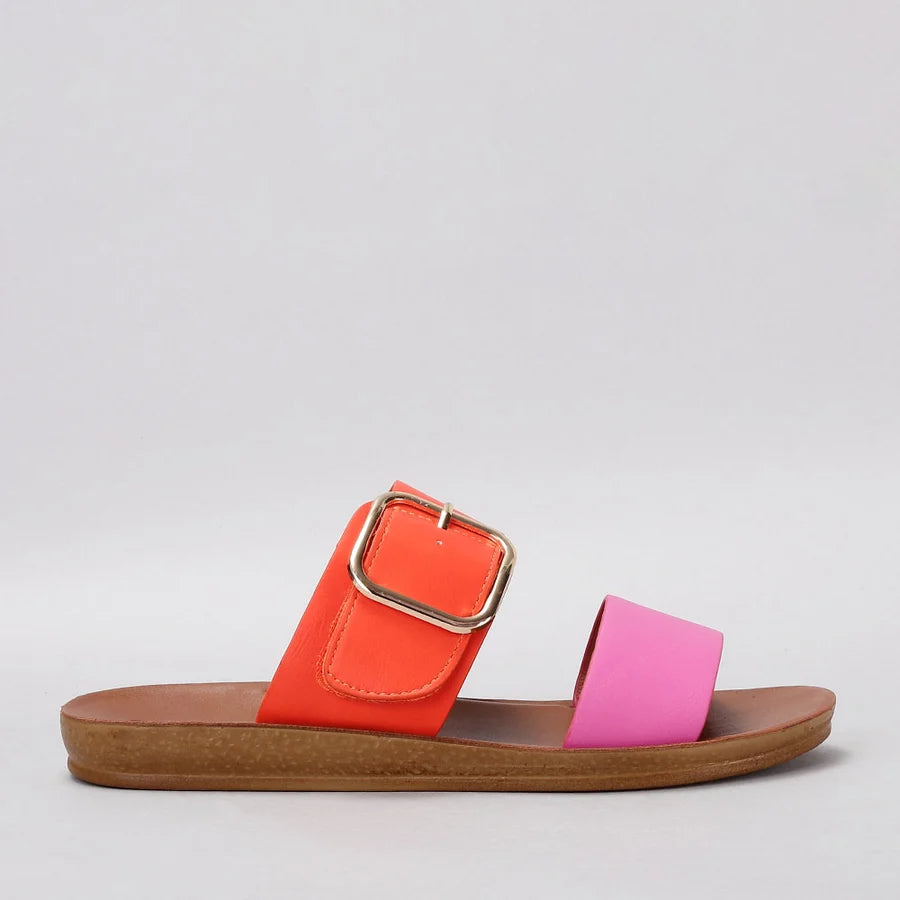 CC Resorts Velma Fuchsia/Orange Sandal