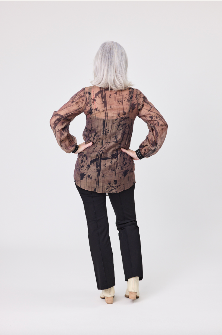 Lemon Tree Liza Top & Singlet Brown Shades