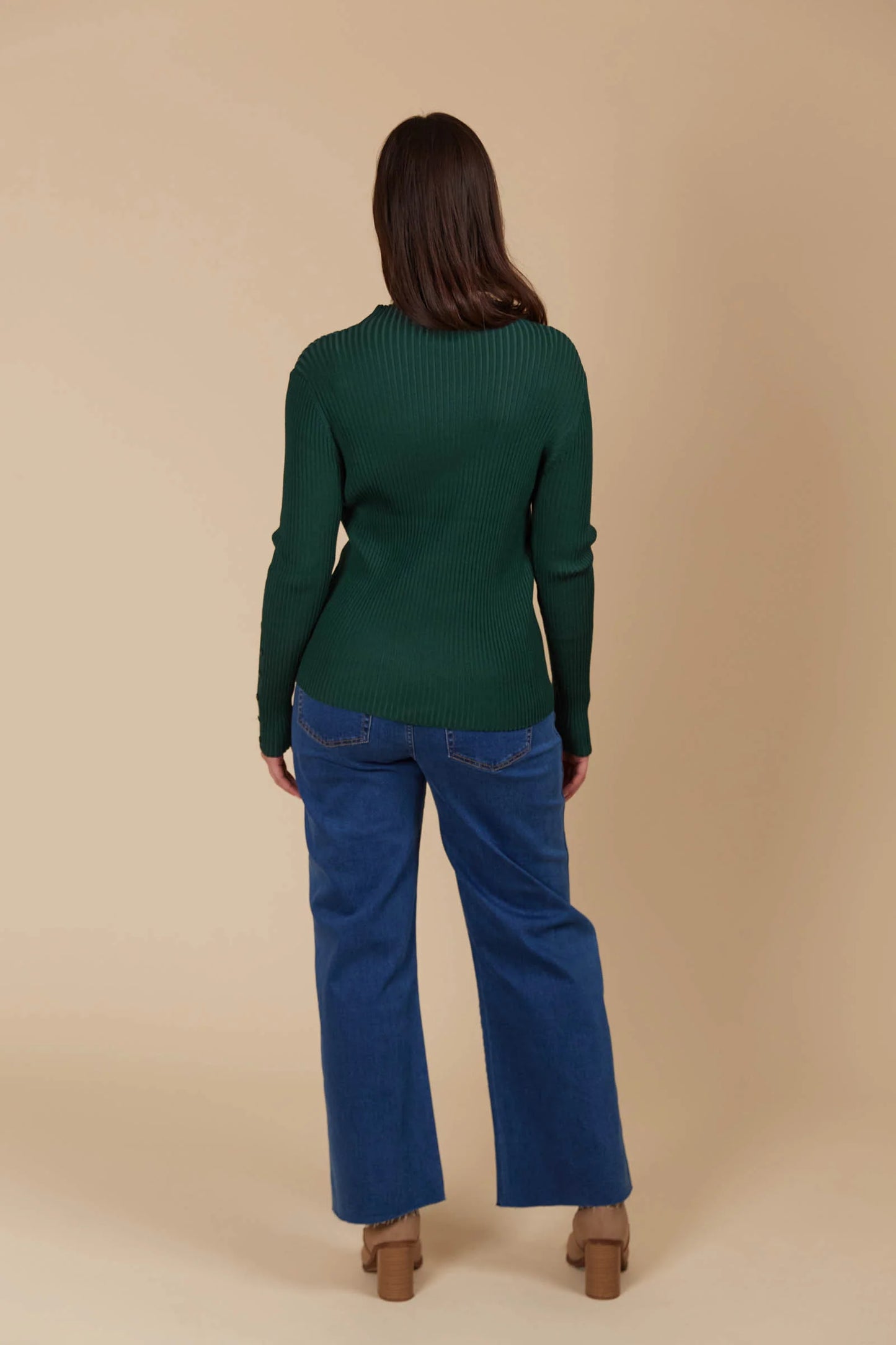 Isle of Mine Juno Knit Top Pine