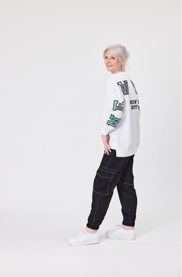 Lemon Tree Dee Pants in Black