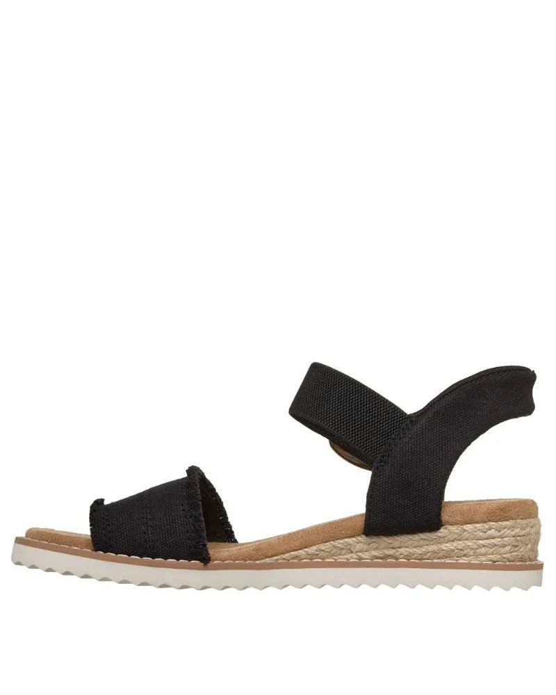 Skechers Slip-Ins: BOBS Desert Kiss - Frayed Fun Black