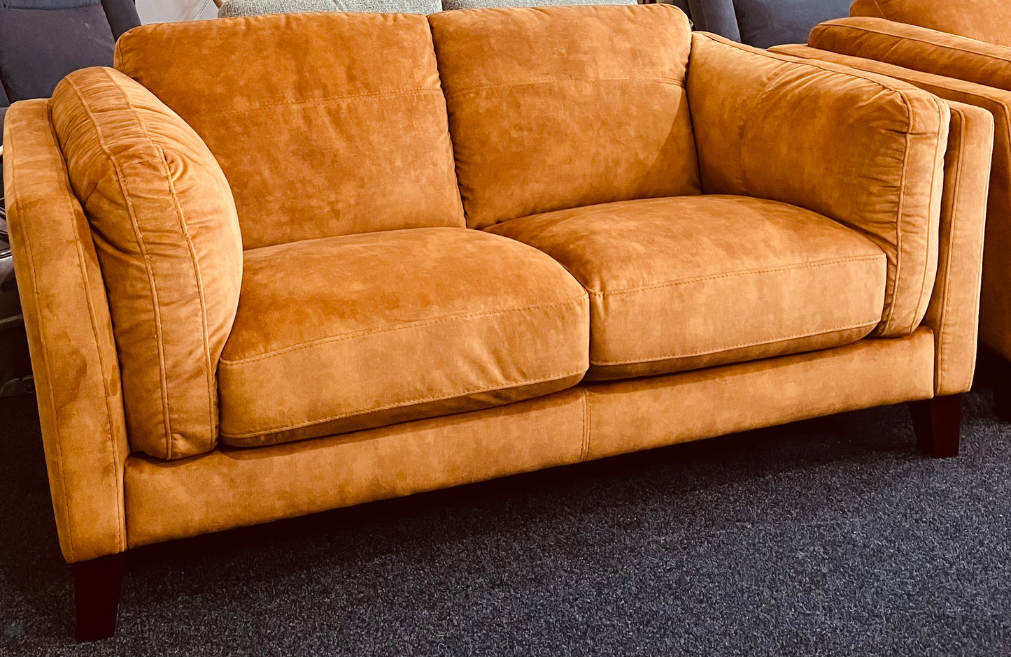 Demaro 2 Seater Sofa Old Gold