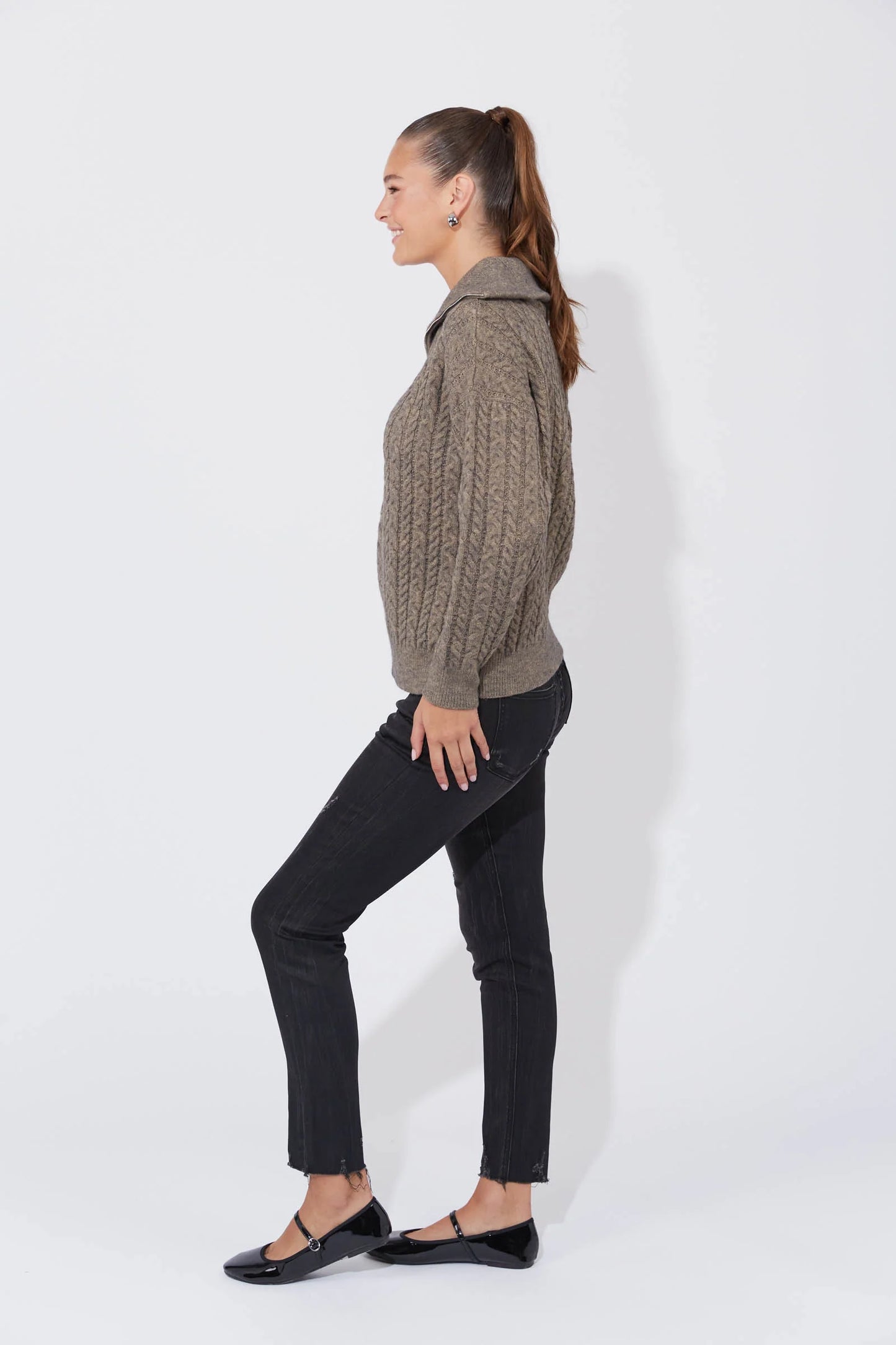Haven Cadiz Zip Jumper Marle