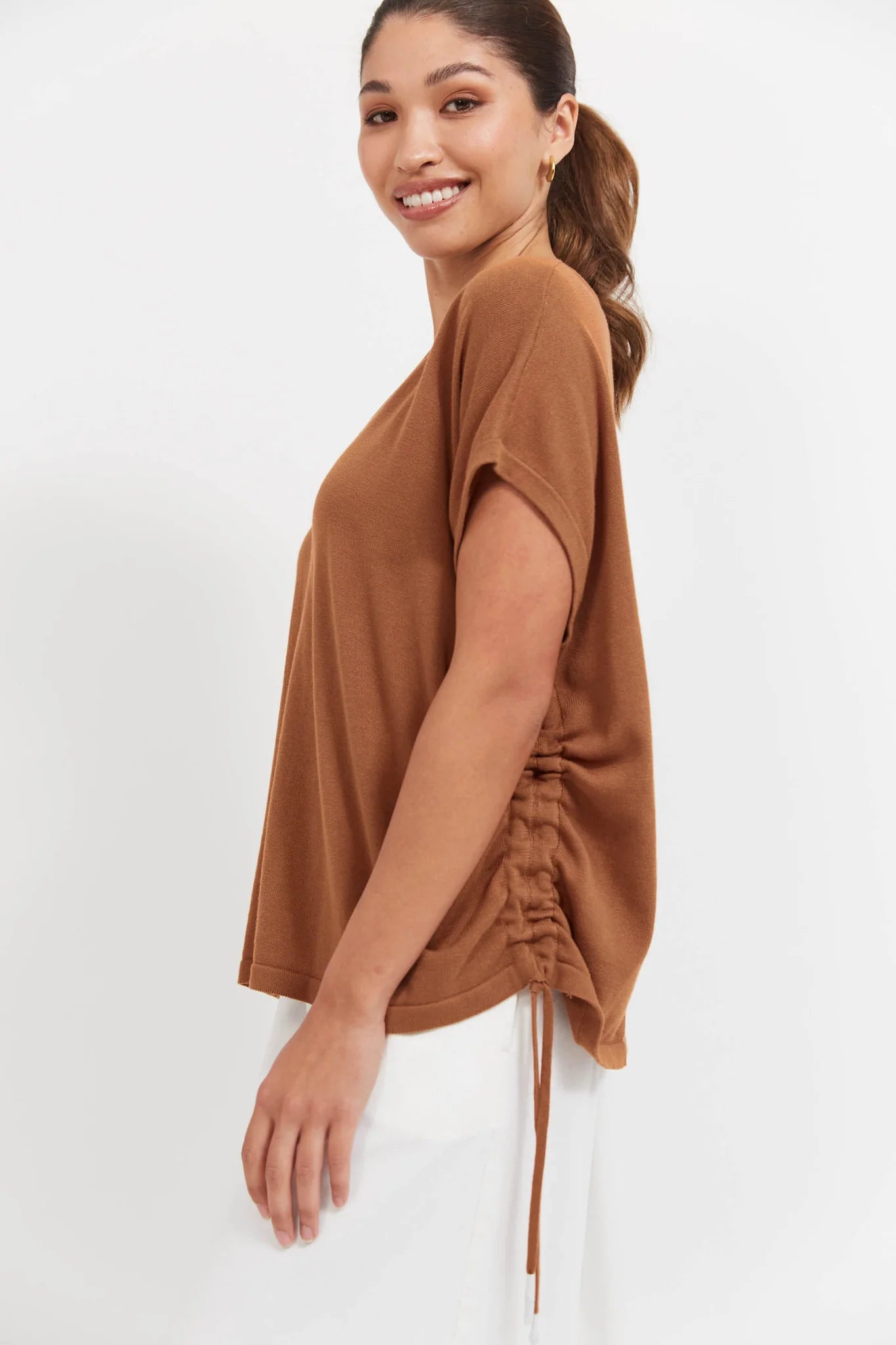 Haven Haiti Tie Knit Top- Tan