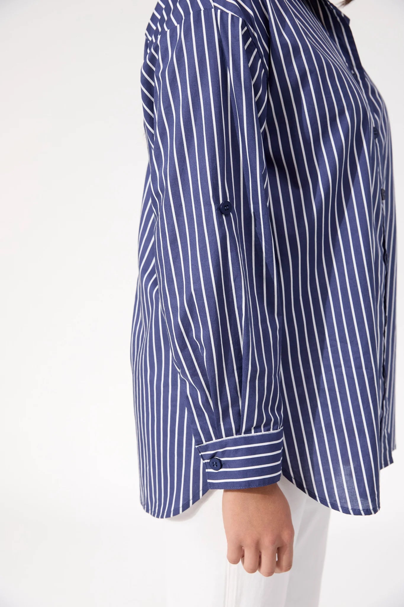 Haven Fairbanks Stripe Shirt Navy