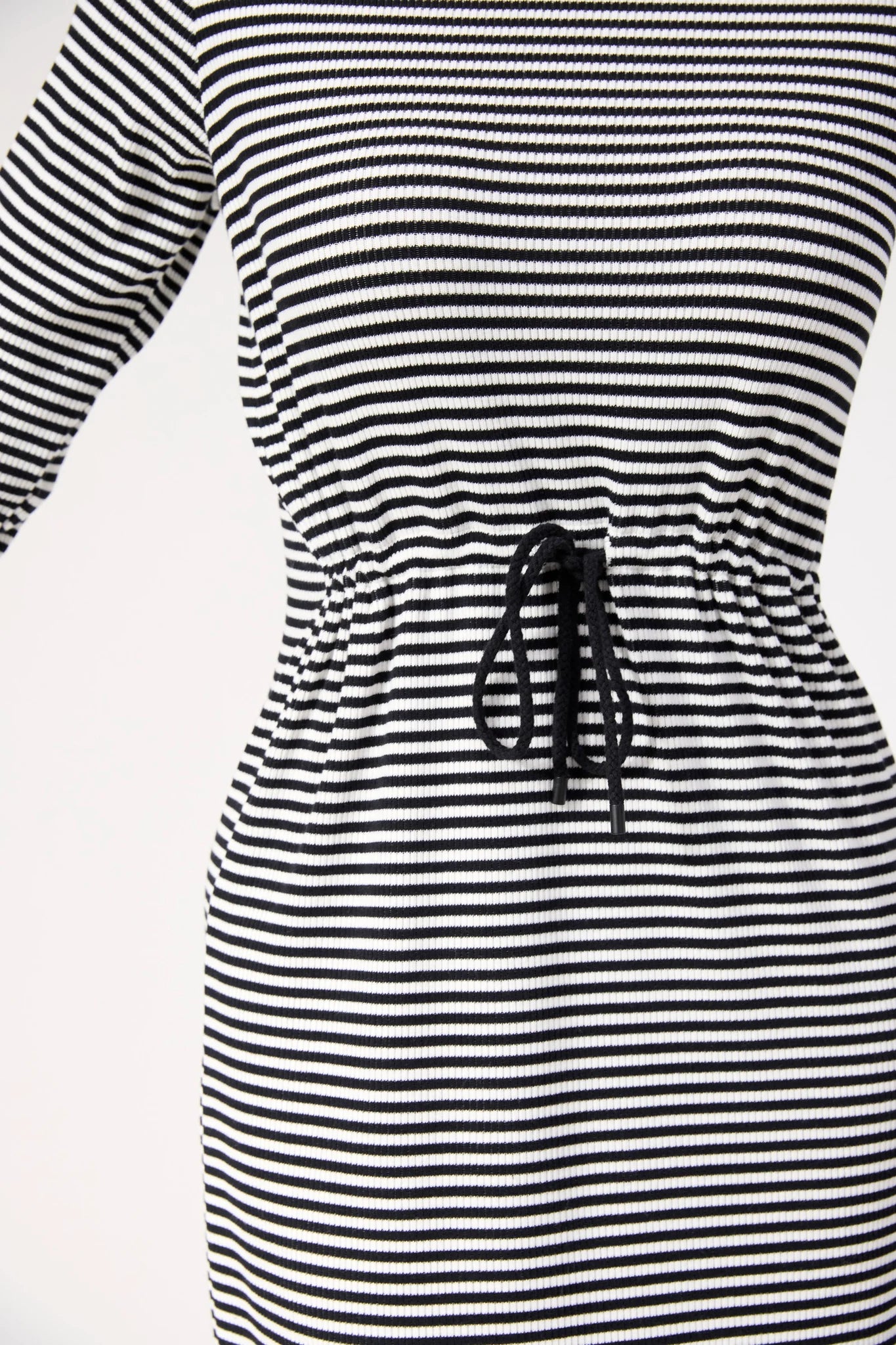 Haven Levi Stripe Dress Black