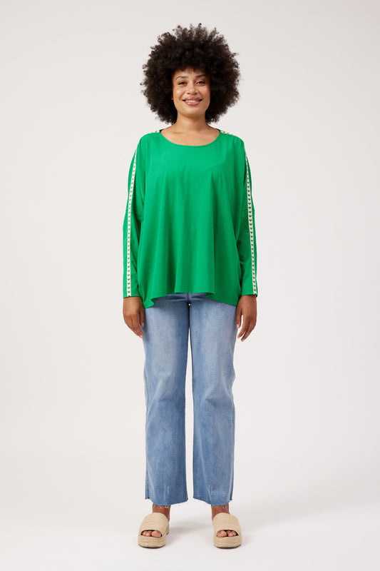 Haven Elba Heart Long Sleeve Tshirt Green