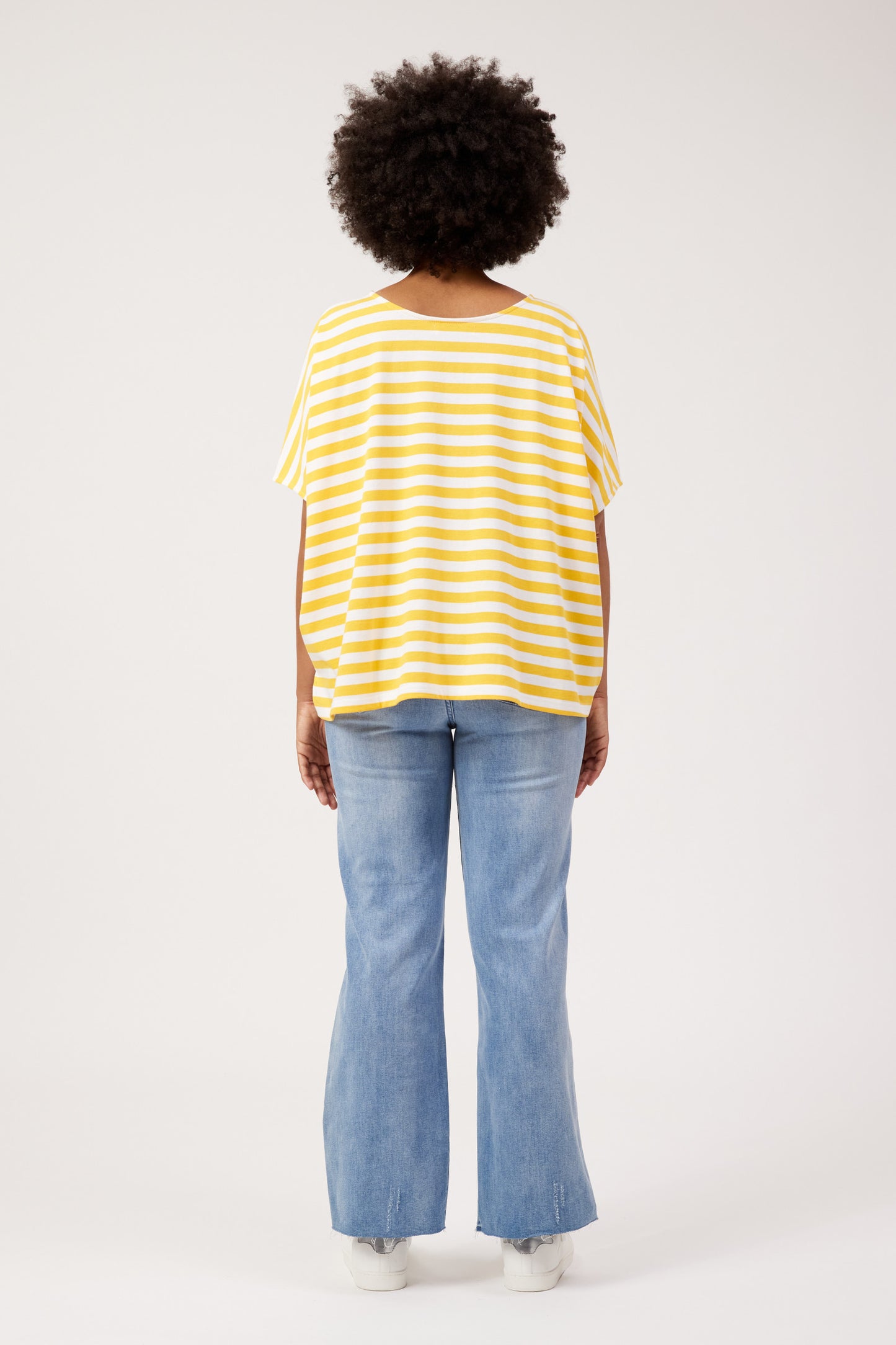 Haven Kos Stripe Tshirt Yellow