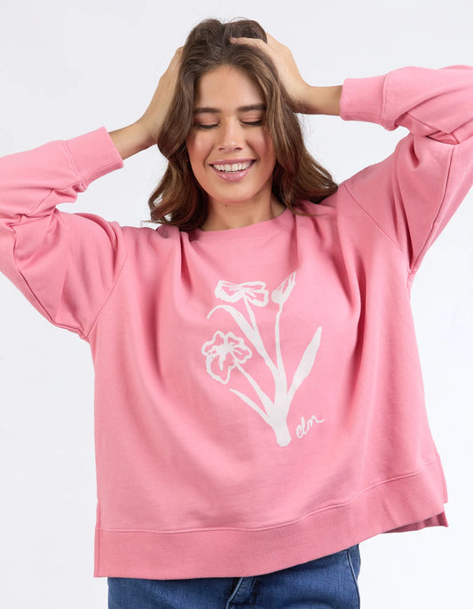 Elm Tulip Crew Charm Pink