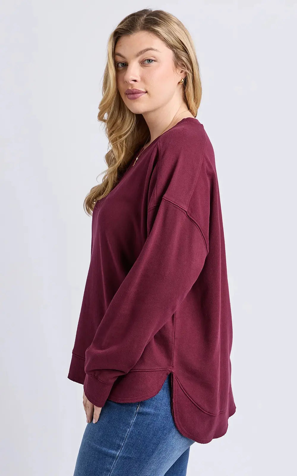 Elm Established Crew Plum