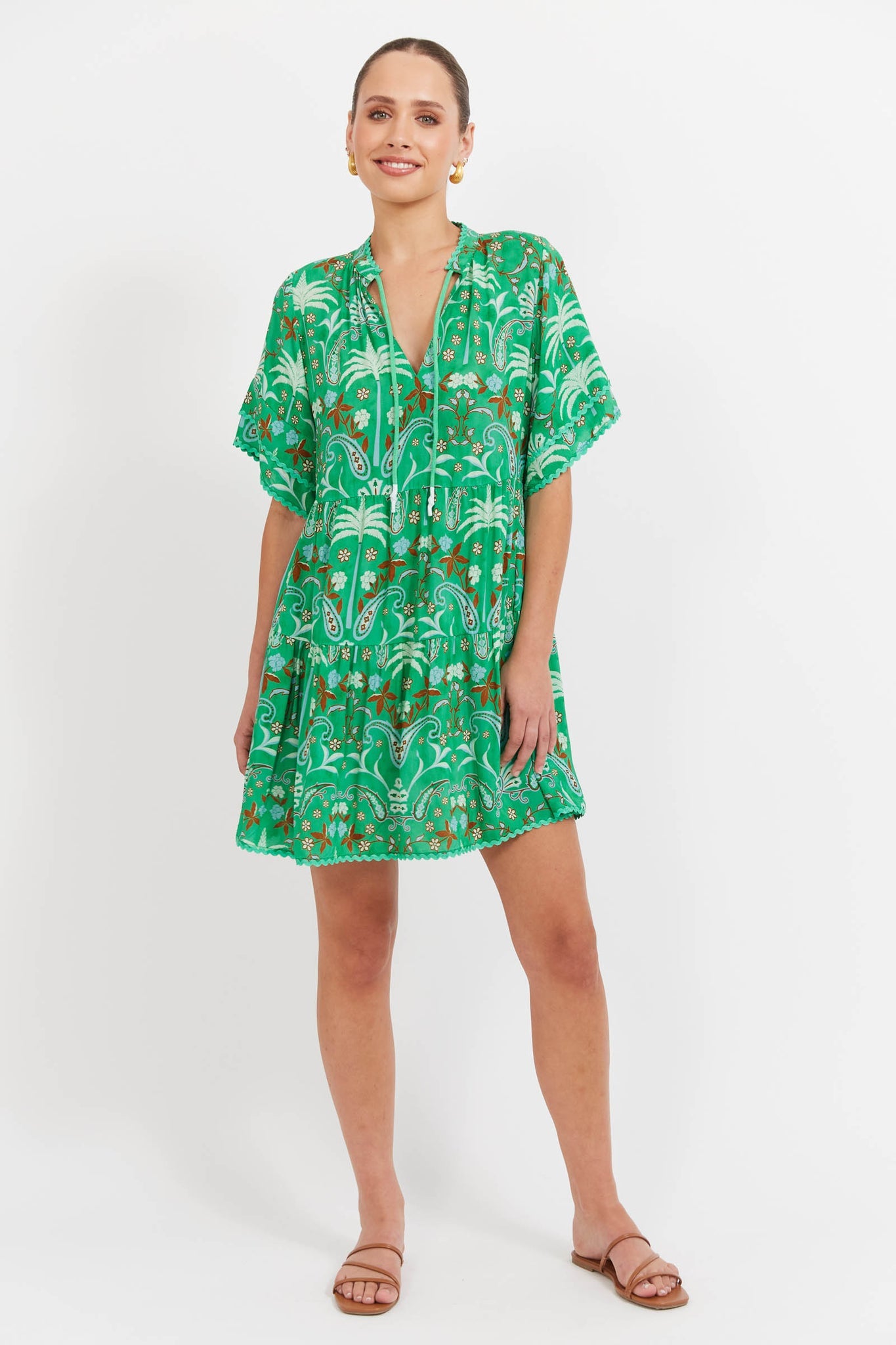 Haven Haiti Dress - Palms