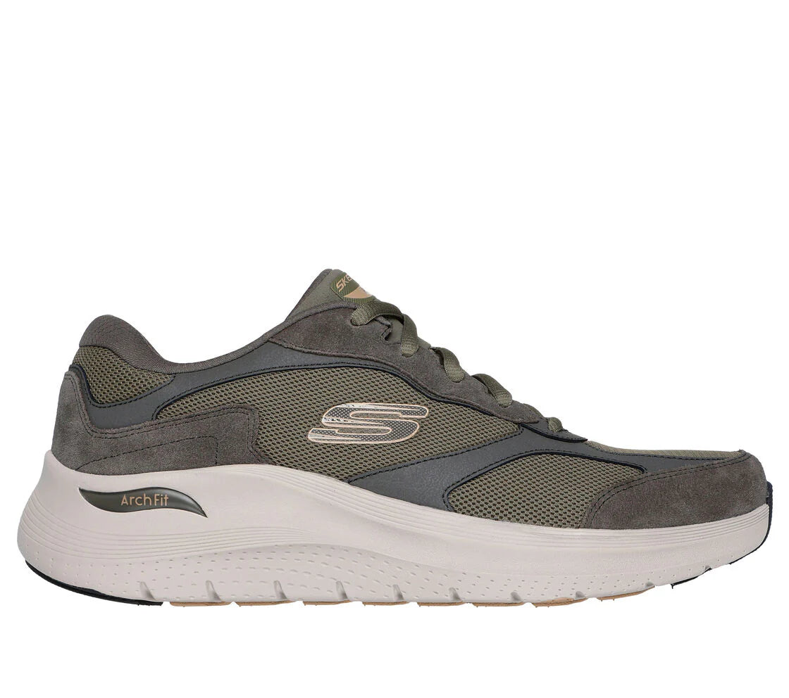 Skechers Men Archfit 2.0 The Keep-Olive