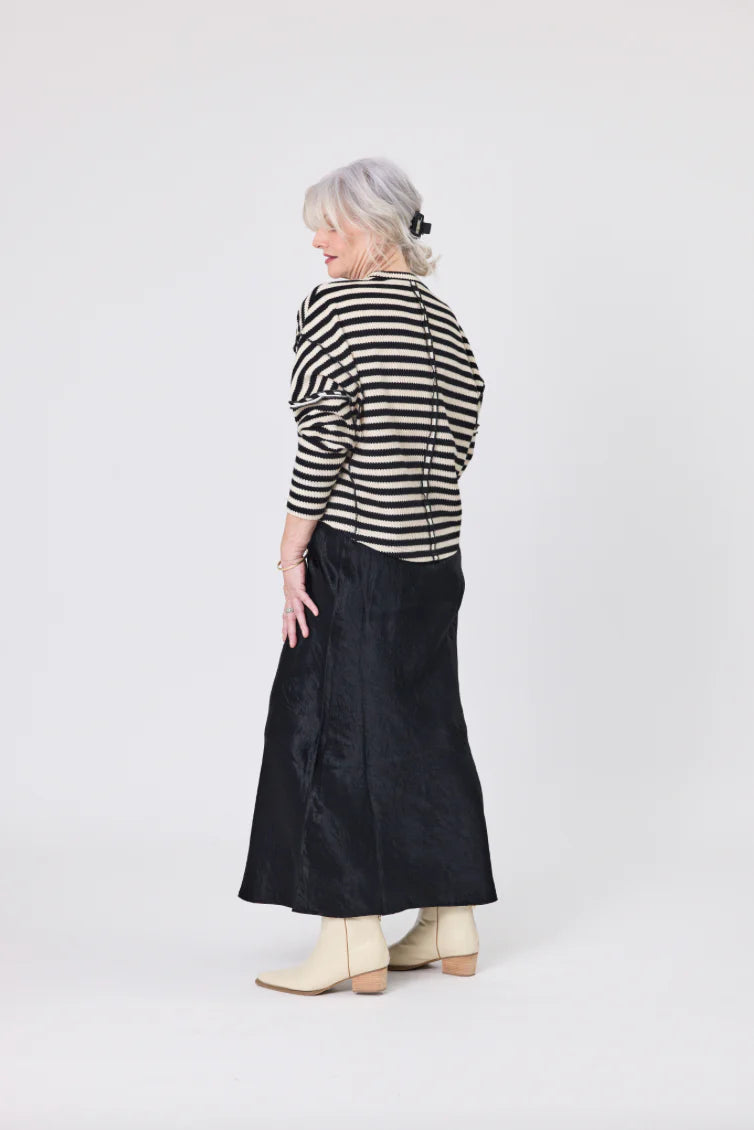 Lemon Tree Alice Top in Black/White