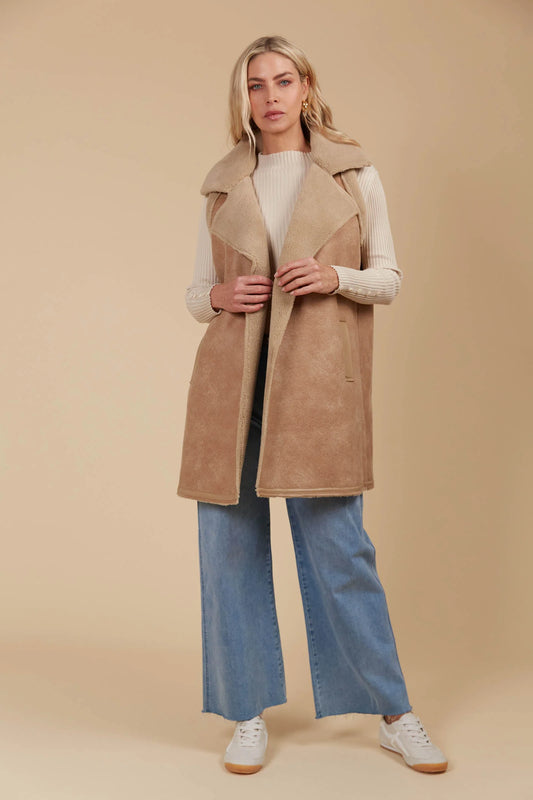 Isle of Mine Erie Vest Camel