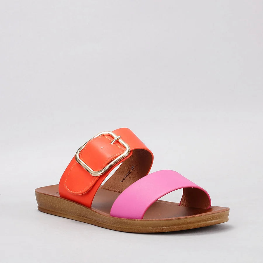 CC Resorts Velma Fuchsia/Orange Sandal