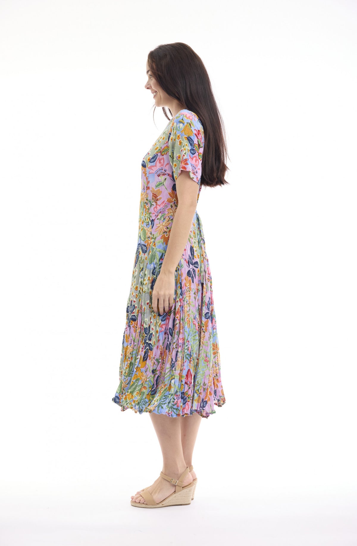 Orientique Sur Mer Godet Dress