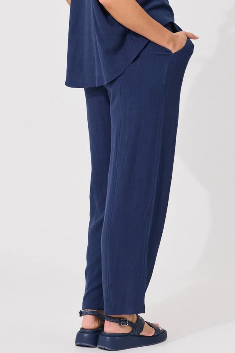 Lemon Tree Angela Pants French Navy