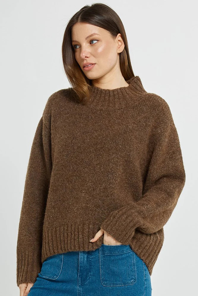 Betty Basics Lola Jumper Chocolate