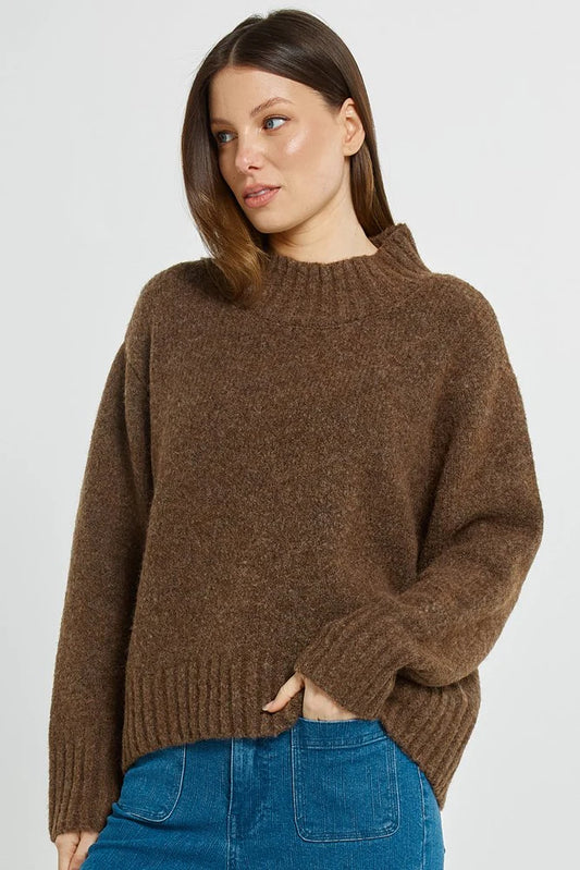 Betty Basics Lola Jumper Chocolate