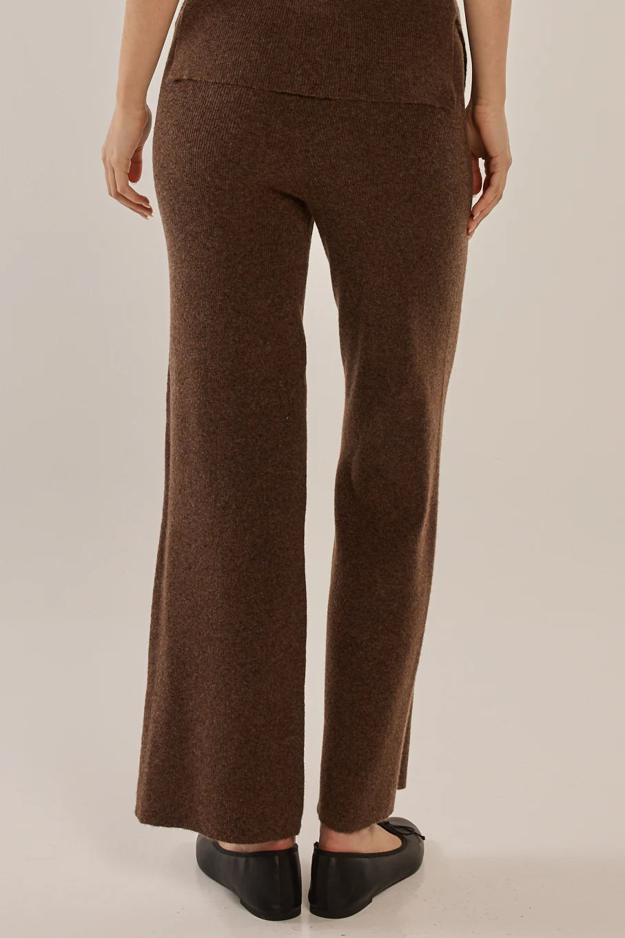 Betty Basics Nash Knit Pant Espresso Brown