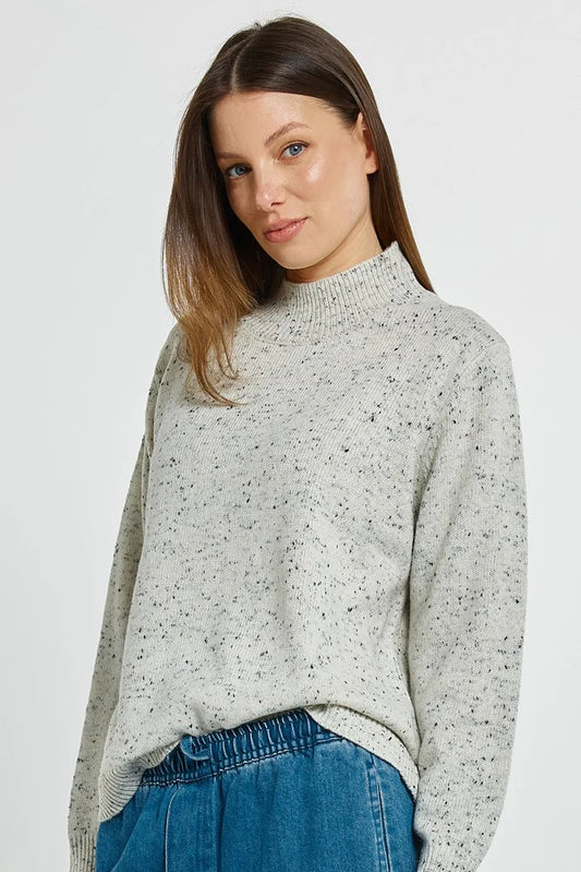Betty Basics Carlin Knit Sweater Cream